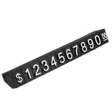Cubes,White,Black,Adjustable,Price,Display,Blank,Label,Retail