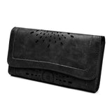 Women,Retro,Hollow,Wallet,Leather,Purse,Money,Holder,Handbag,Camping,Travel