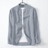 Men's,Linen,Sleeve,Solid,Shirts,Casual,Comfortable,Camping,Hiking,Business