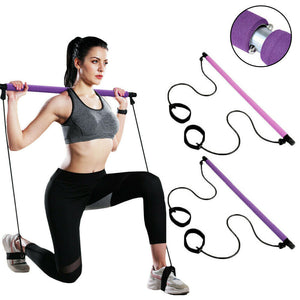 Pilates,Resistance,Bands,Adjustable,Sport,Fitness,Exercise,Stick