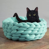 Knitted,Puppy,Pillow,House,House