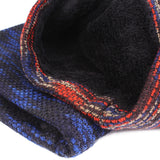 Stripe,Beanies,Solid,Velvet,Lining,Winter,Bonnet,Skullies