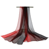 Women,Gradient,Color,Chiffon,Scarves,Shawls,Casual,Outdoor,Sunshade,Beach,Scarf