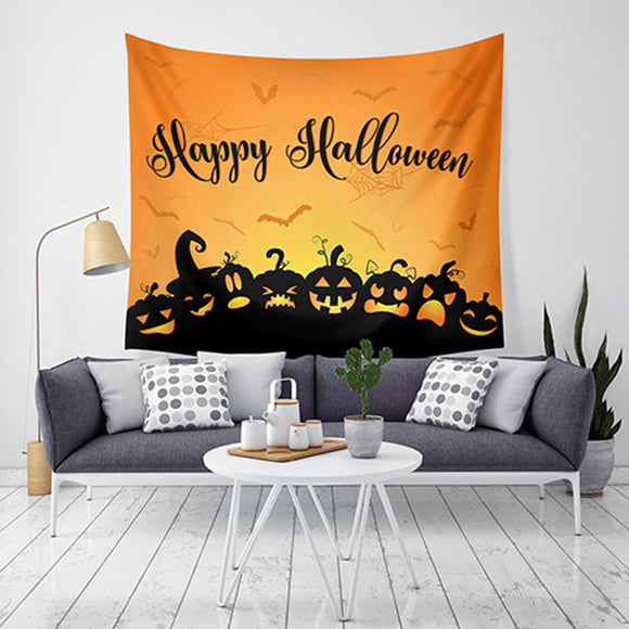 Loskii,Halloween,Tapestry,Pumpkin,Print,Hanging,Tapestry,Decor,Halloween,Decorations