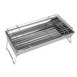 45x24x7.5cm,Stainless,Steel,Grill,Outdoor,Stainless,Barbecue,Portable,Camping,Barbecue,Grill,Multifunction,Stove