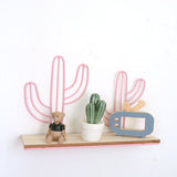 Mount,Hanging,Storage,Shelf,Cactus,House,Board,Shelf,Decor