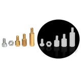 Suleve,M3BH8,360Pcs,Brass,Nylon,Column,Standoff,Support,Spacer,Pillar,Screw,Assortment,Board