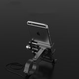 Universal,Bicycle,Phone,Holder,Charging,Aluminium,Alloy,Scooter,Holder,Motorcycle,Handlebar,Stand,Holder
