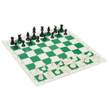 Tournament,Chess,Plastic,Pieces,Green,Outdoor,Travel,Camping