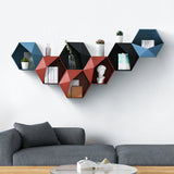 Geometric,Bathroom,Storage,Shelf,Holder,Decor,Plant,Adhesive