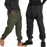 Cargo,Pants,Men's,Elastic,Waist,Loose,Slacks,Joggers,Harem,Pants