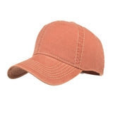 Women,Casual,Washed,Cotton,Baseball,Adjustable,Soild,Color,Visor