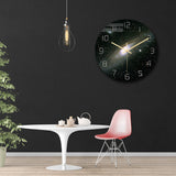 Loskii,CC019,Creative,Starry,Pattern,Clock,Clock,Quartz,Clock,Office,Decorations