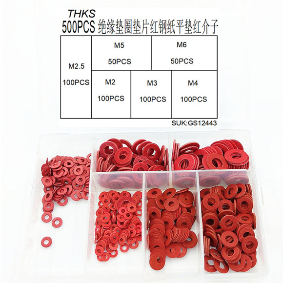 Suleve,500Pcs,Steel,Sealing,Washer,Washer,Gaskets,Fitting,Gasket,Assortment