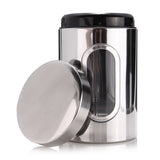 Stainless,Steel,Coffee,Sugar,Canisters,Kitchen,Storage,Container