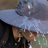 Bucket,Waterproof,Breathable,Sunshade,Oversized,String,Outdoor,Fishing,Climbing