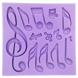 Musical,Notes,Fondant,Silicone,Chocolate,Baking,Decorating