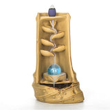 Backflow,Ceramic,Mountain,Waterfall,Smoke,Incense,Burner,Cones,Holder,Censer
