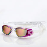 Women,Summer,Outdoor,Siamese,Silicone,Earplugs,Plated,Swimming,Goggles