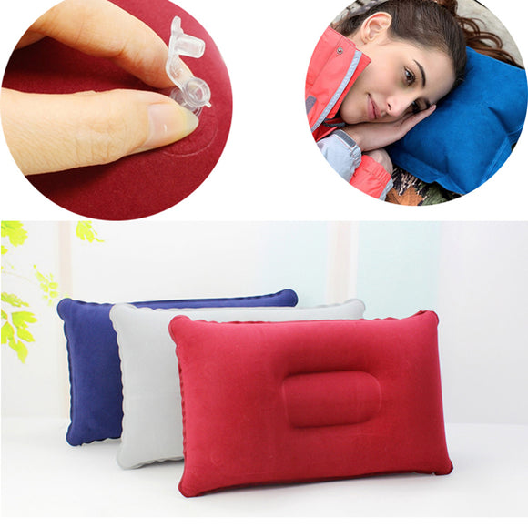 Folding,Double,Sided,Inflatable,Pillow,Suede,Fabric,Cushion,Camping,Bedding,Decor