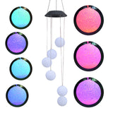 Aeolian,Hanging,Solar,Lights,Chimes,Powered,String,Garden