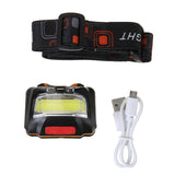 XANES,500LM,Sensor,Headlamp,Rechargeable,Waterproof,Cycling,Night,Warning,Light