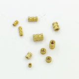 Suleve,MXBN11,420Pcs,Metric,Female,Thread,Brass,Knurled,Threaded,Insert,Embedment,Assortment