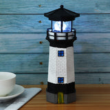 Solar,Lighthouse,Rotating,Light,Beacon,Garden,Outdoor,Decor