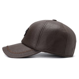 Winter,Artificial,Leather,Cotton,Lining,Letter,Badge,Outdoor,Adjustable,Baseball