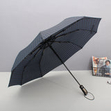 Automatic,Folding,Umbrella,People,Windproof,Umbrella,Plaid,Camping,Sunshade