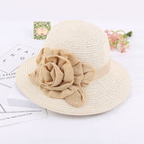 Women,Summer,Floppy,Straw,Casual,Beach,Sunshade,Bucket