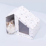 Furrytail,Comfortable,House,Sizes,House,Foldable,Corrugated,Paper,House,Scratching,Board,accessories