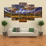 Cascade,Lateau,Canvas,Painting,Picture,Decoration,Without,Frame,Including