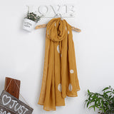 Women,Unique,Chiffon,Printting,Scarves,Fashion,Summer,Outdoor,Point,Shawl,Scarf