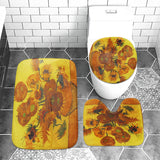 180x180cm,Sunflower,Fabric,Shower,Curtains,Waterproof,Toilet,Cover