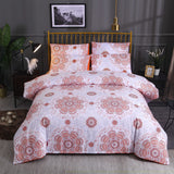 Bedding,Bohemian,National,Style,Quilt,Cover,Pillowcase,Queen