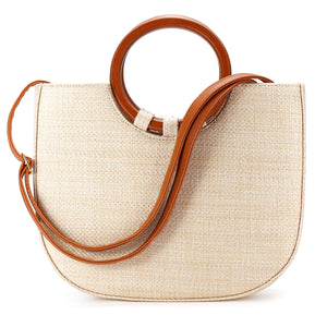 Women,Straw,Rattan,Woven,Beach,Handbag,Shoulder,Outdoor,Travel