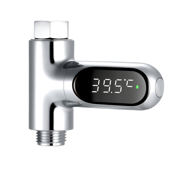Water,Shower,Thermometer,Rotating,Display,Monitor,Automatic,Closing