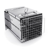 Stainless,Steel,Square,Folding,Portable,Barbecue,Grill,Stove,Compact,Charcoal,Outdoor,Camping,Cooker