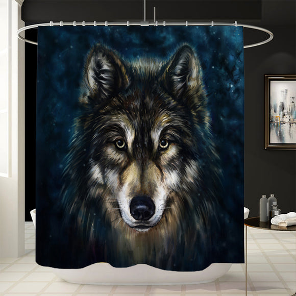 Color,Waterproof,Bathroom,Shower,Curtain,Animal,Polyester,Shower,Curtain,180X180CM