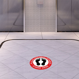 Epidemic,Prevention,Window,Background,Distance,Healthcare,Sticker,Floor,Decor