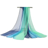 Women,Gradient,Color,Chiffon,Scarves,Shawls,Casual,Outdoor,Sunshade,Beach,Scarf