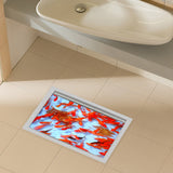 Waterproof,Goldfish,Pattern,Bathroom,Floor,Sticker,Washable,Shower,Decor