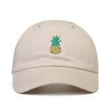 Unisex,Pineapple,Embroidered,Baseball,Outdoor,Outing