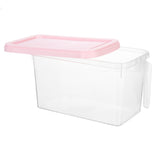 Kitchen,Fruit,Clear,Storage,Fridge,Organizer,Container,Handle