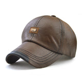 Collrown,Vintage,Leather,Baseball,Outdoor,Windproof,Adjustable,Sports