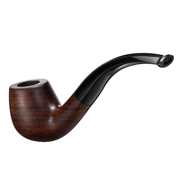 Ebony,Wooden,Handle,Curved,Pipes