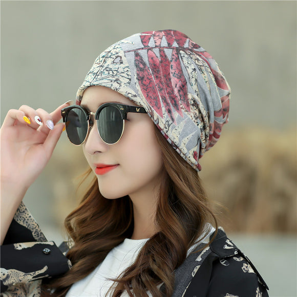 Retro,Beanie,Print,Chemotherapy