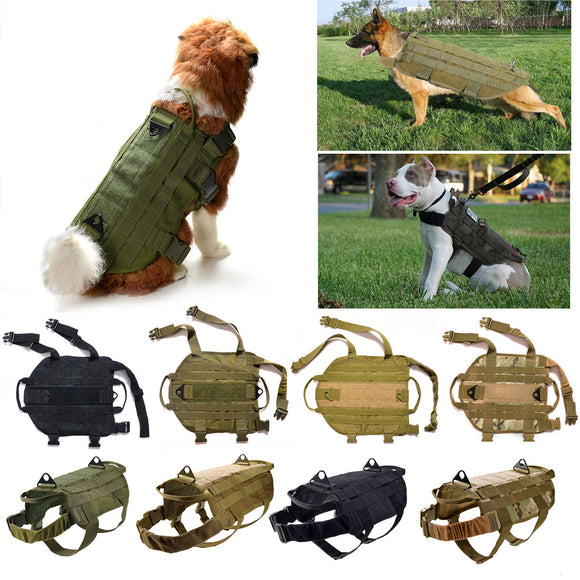 Tactical,Military,Police,Molle,Nylon,Service,Canine,Harness
