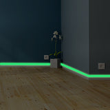 Loskii,Luminous,Baseboard,Sticker,Living,Bedroom,Decoration,Decal,Strip,Stickers
